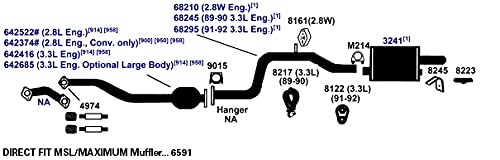 68295 AP Exhaust Products Pipe