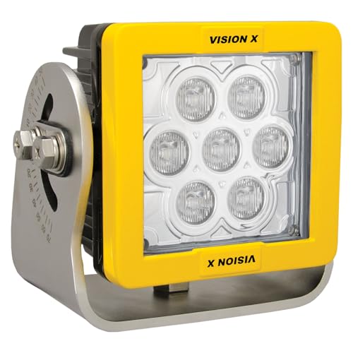 BT Heavy Industrial Vision X Lighting Black HOUSING, 7 LEDs, 49 WATT, 25 Degree Beam
