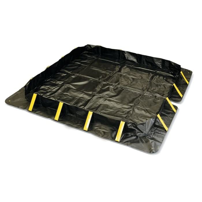 Talon™ SX Berm, 12' x 26' x 1’, 2334 Gallon Spill Capacity, Black - T8436