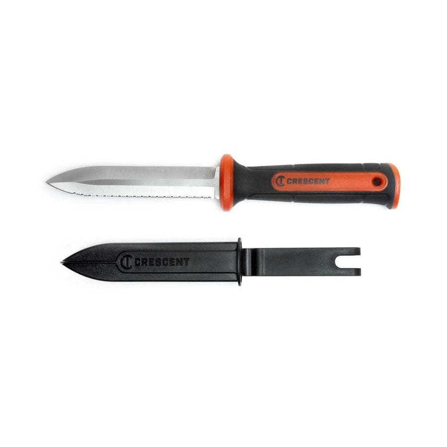 Duct Knife Crescent - Tool for HVAC Work Ductwork - Serrated & Smooth Edge - Premium Hand Tool - 14" - CTDKNIFE