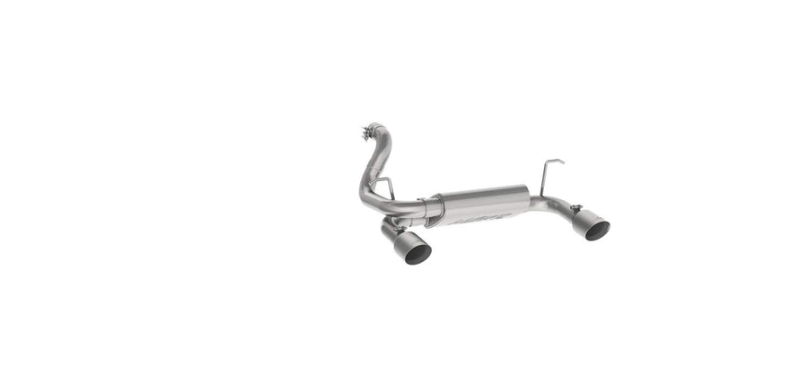 2.5" Axle Back MBRP S5529AL, Dual Rear Exit Exhaust System (Aluminized Steel)