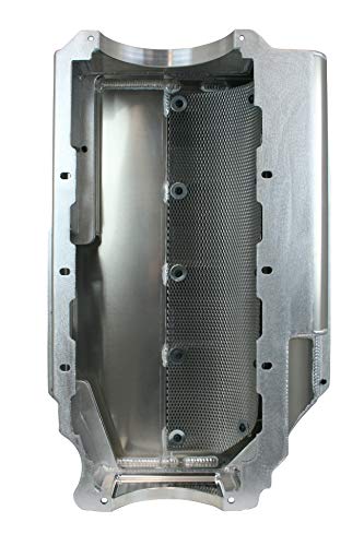 Moroso 21598 Split 2 Piece Dry Sump Pan, 4 Pick ups, Fits Big Block Chevy Engines w/Donovan/DRCE2 Wide Rail