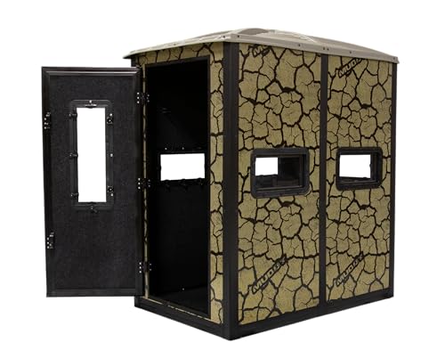 Steel Wall Striker Box Blind/CONSTUCTION Cracked MUD CAMO