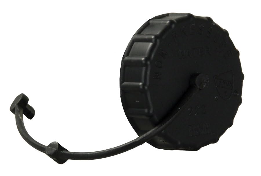 Gravity Water Fill Cap B&B Molders, 94244 with Strap – Black, UV-Stable Acrylonitrile Replacement Cap for RV Water Spout, OEM Replacement – Made in USA