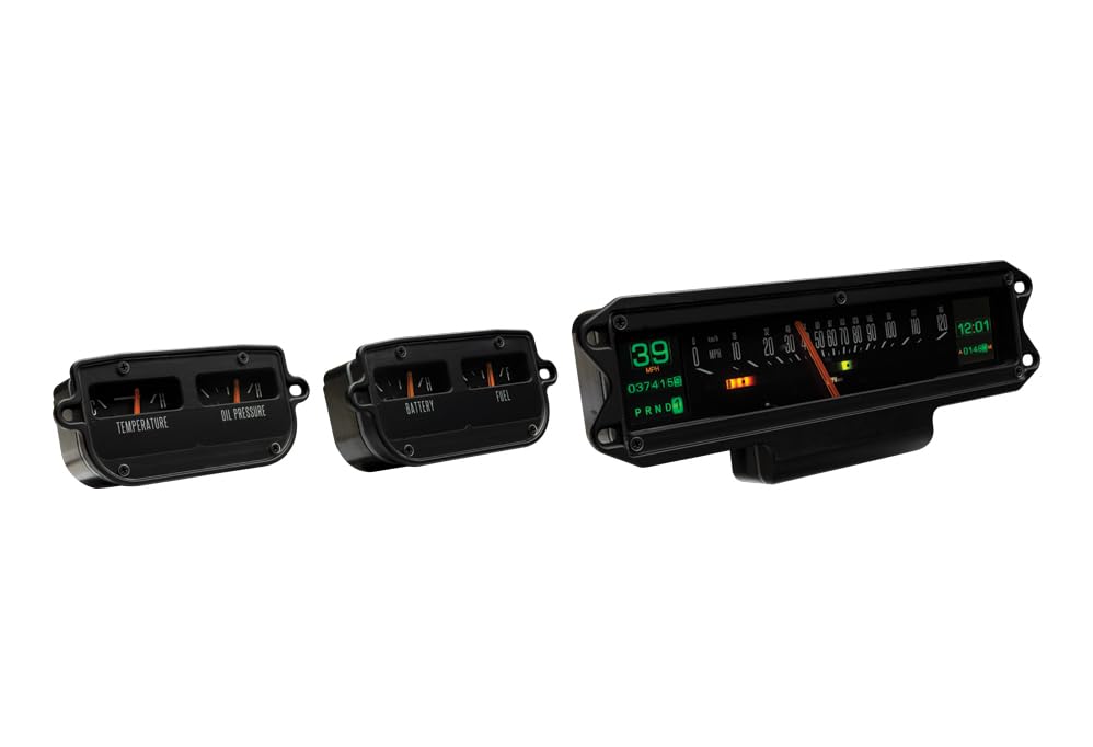Dakota Digital Retrotech Gauge RTX-71I-SCT-X Instrument System Compatible with 1971-80 International Scout II / 1969-75 D Series Pickup and Travelall