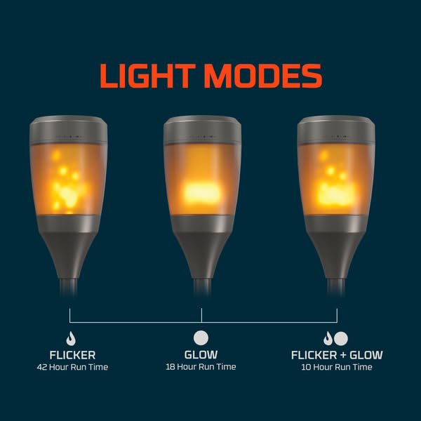Glow NEBO Solar Torch with Flicker