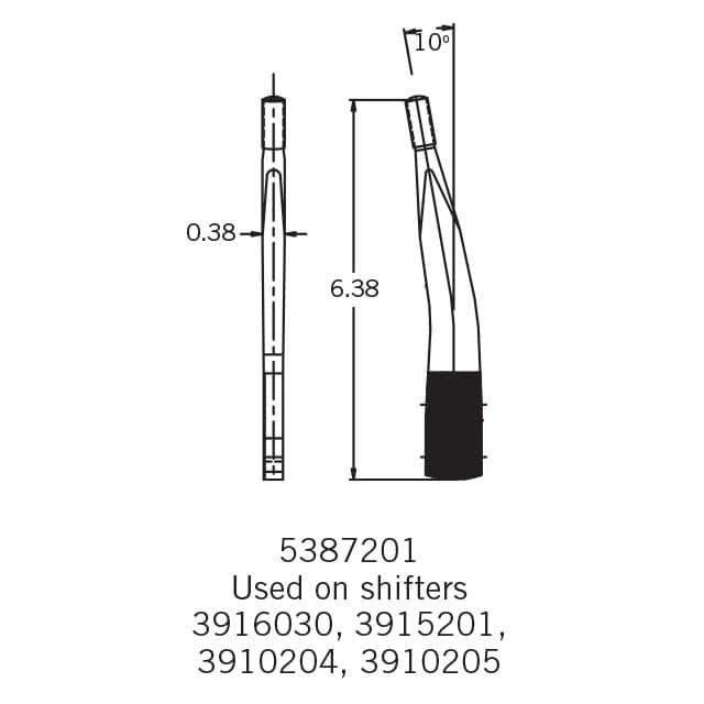 Hurst Competition Plus 5387201 Upper Replacement Stick