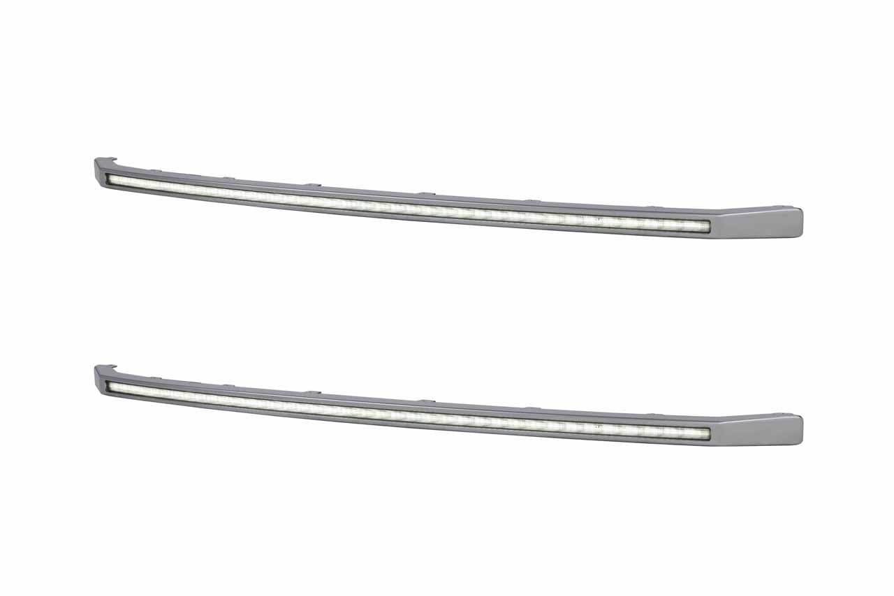 Xbg Led Drl Grille Inserts: Morimoto Ford Super Duty Platinum (2020-2022) (White)