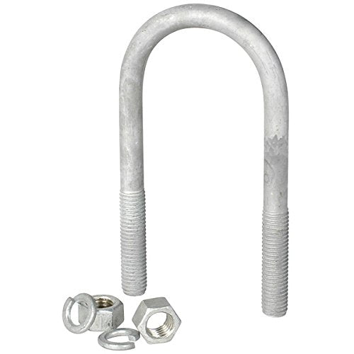 Round U-Bolt CE Smith Trailer 15251A with Washers & Nuts, 1/2" x 2-3/8" x 5-3/8"- Replacement Parts and Accessories for Your Ski Boat, Fishing Boat or Sailboat Trailer
