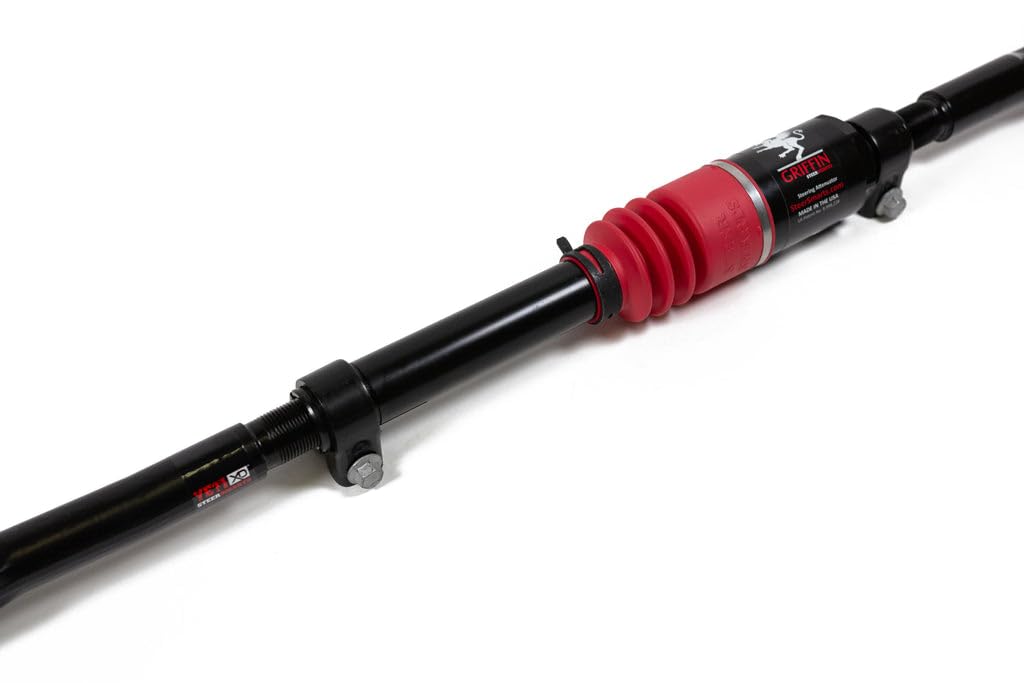 YETI XD JL/JT Draglink with Griffin XD Attenuator, Bottom Mount, Red Boot Steer Smarts