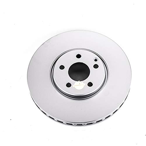 Power Stop EBR1628EVC High Carbon Evolution GEOMET Coated Front Brake Rotor For Mercedes-Benz E500 2004-2006, Mercedes-Benz E550 2007-2009 [Model Specific]