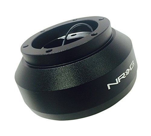 NRG Innovations Racing Style NRG-SRK-132H Steering Wheel Quick Release Short Hub Adapter, 6 X 70mm Bolt Pattern, Black Body