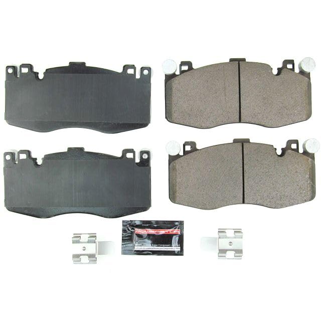 Power Stop Z23-1738 Z23 Evolution Sport Carbon Fiber Infused Ceramic Brake Pads with Hardware For BMW X5 2015-2018, BMW X6 2015-2019 [Model Specific]