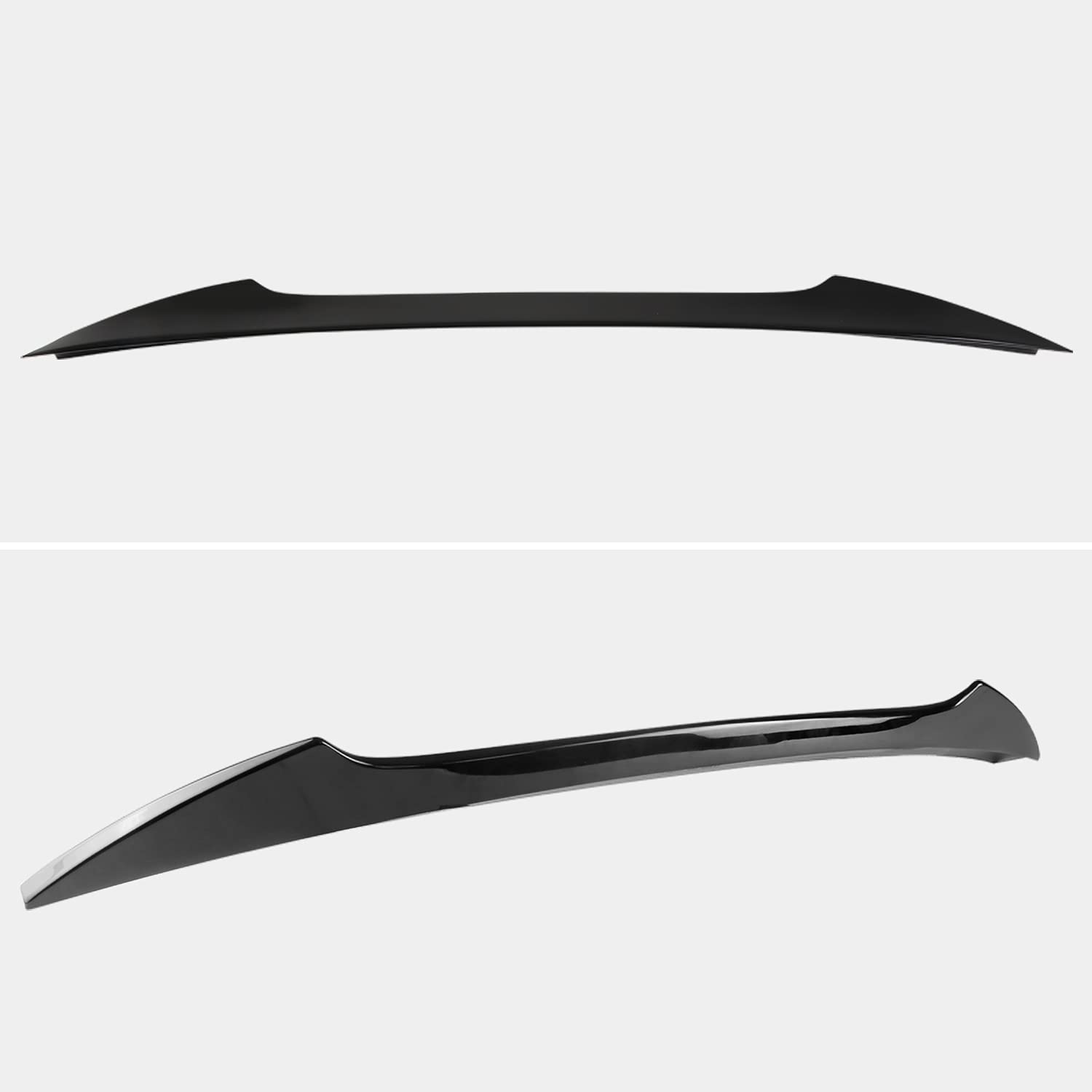 Glossy Black ABS Rear Trunk Spoiler Spec-D Tuning Compatible with 2016-2019 Honda Civic 5 Door Hatchback Models