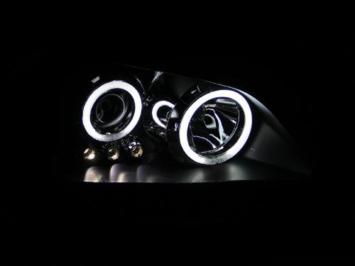 Lexus IS300 Anzo USA 121199 Black Clear Projector with Halos Headlight Assembly - (Sold in Pairs)