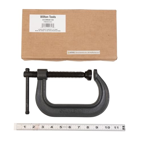 Wilton C-Clamp Columbian, 4" Opening, 3-1/4" Throat, 6200 Lbs. Clamping Force (Model H404)