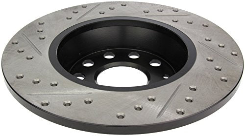 Sport Drilled/Slotted Brake Rotor StopTech 127.33099L (Rear Left), 1 Pack