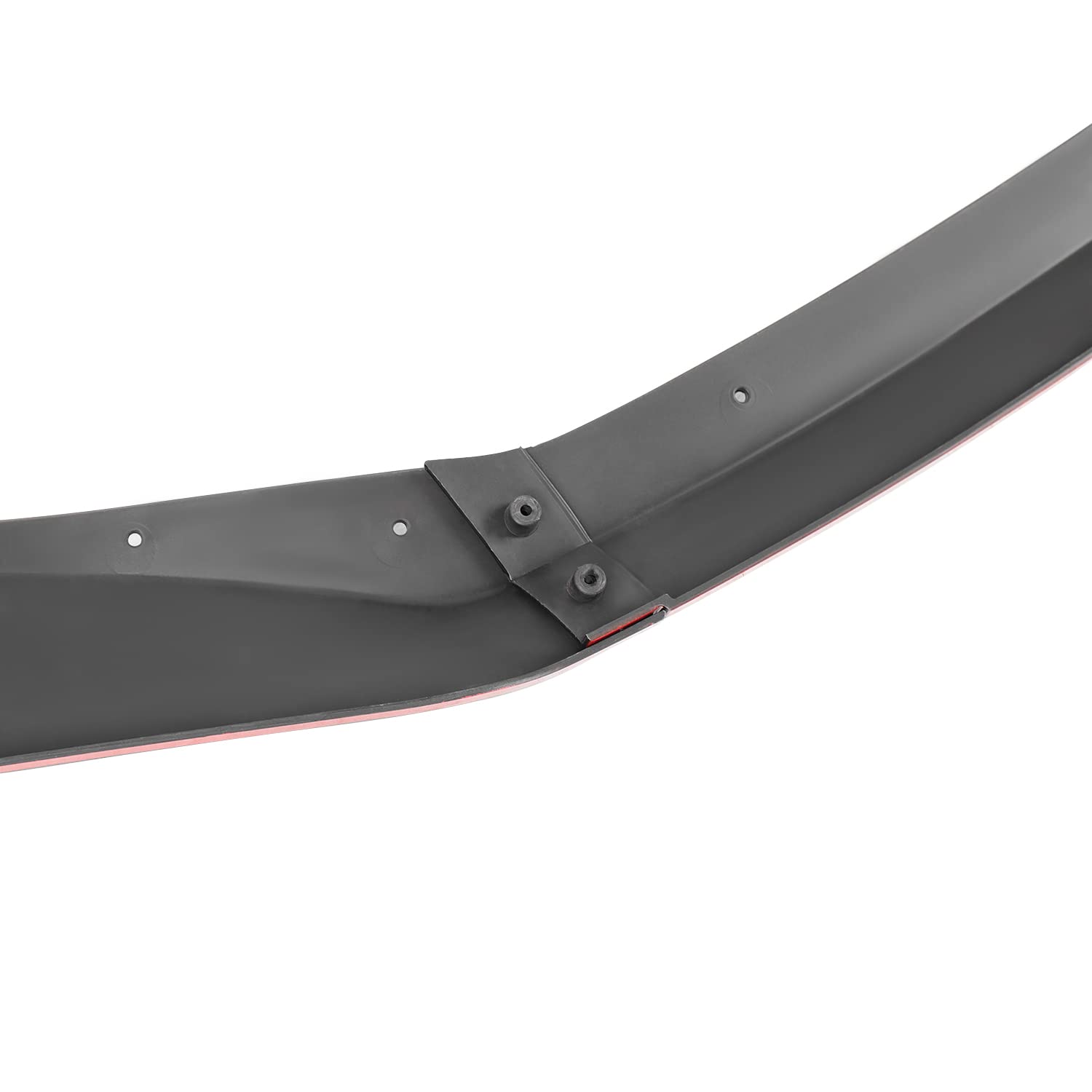 Glossy Black Red Trim Spec-D Tuning Front Bumper Lip Splitter 3PC Compatible with Lexus IS350 IS200T 2017-2020