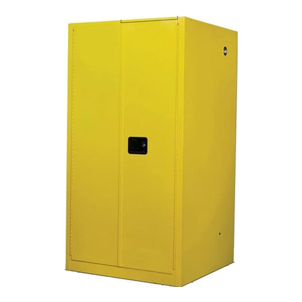 40 Gallon Eagle Paint & Ink Safety Cabinet, 3 Shelves, 2 Door, Manual Close, Yellow, YPI32X