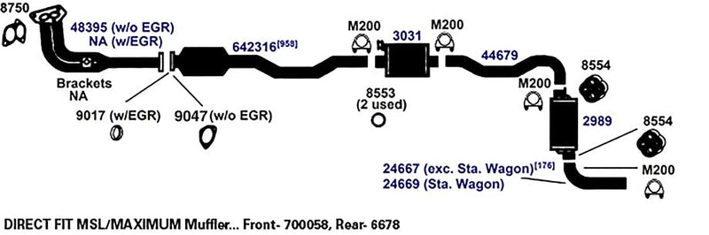 Exhaust Hanger AP Exhaust 8553
