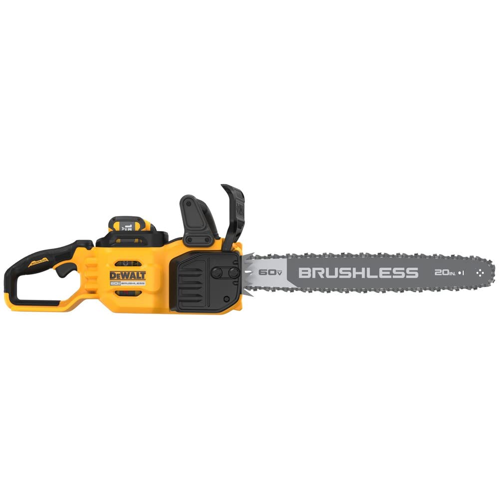 60V FLEXVOLT DEWALT 20" Brushless Chainsaw 5AH (DCCS677Z1)