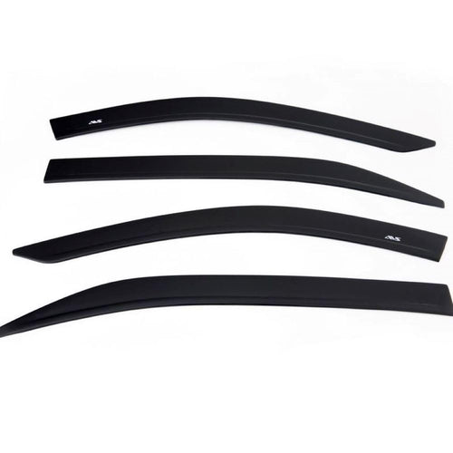 Low Profile Auto Ventshade [AVS] Rain Guards for 2019-2025 Dodge Ram 1500, Crew CAB ONLY | Window Vent Visors, 4 pcs. - Dark Smoke | 994064
