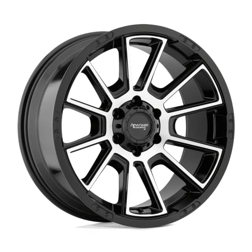 AR933 American Racing 17X8.5 5X5.0 G-BLK MACH 18MM - AR93378550518