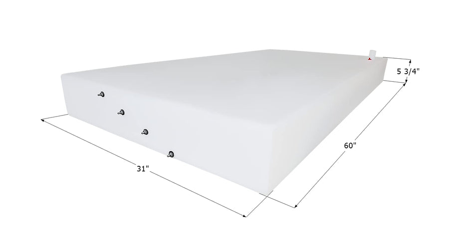 Fresh Water Tank ICON 14249, WT3544, 31x60x5 3/4, 42 Gal., 0244432
