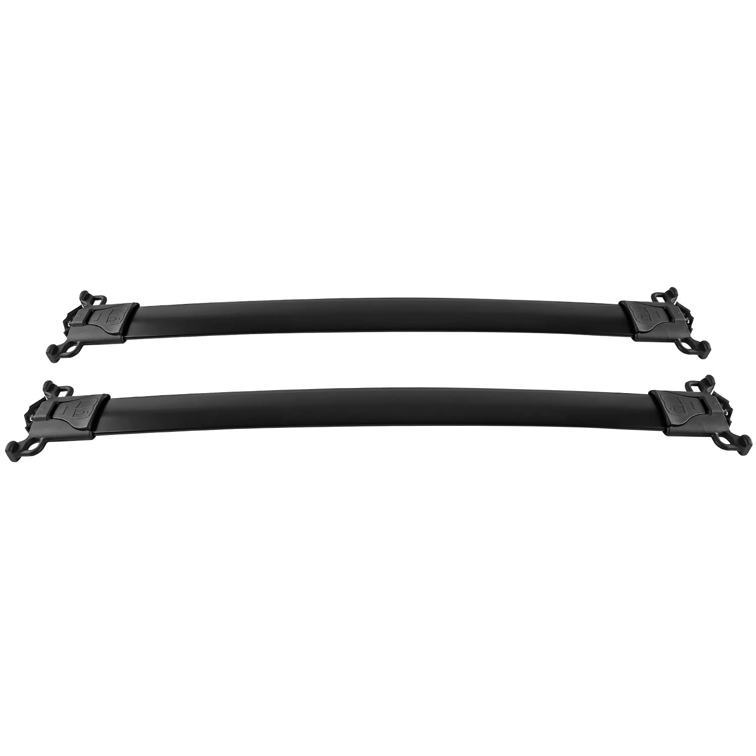 Black Roof Spec-D Tuning Cross Bars Rack Luggage Cargo Carrier Compatible with 2010-2017 Chevy Equinox GMC Terrain