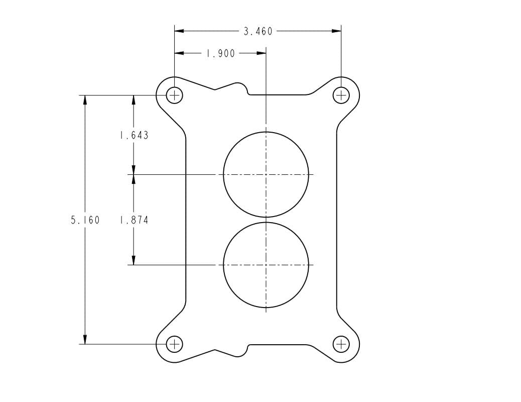Chrysler Holley Carburetor 3X2 Outboard Rein