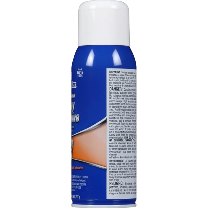 82019 Permatex All Purpose Spray Adhesive, 10.5 oz. net Aerosol Can