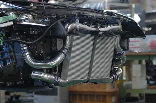 Carbon Air Duct and Full Piping Kit HKS 13001-AN013 (09 Nissan GTR R35 2 Core FMIC includes), 1 Pack