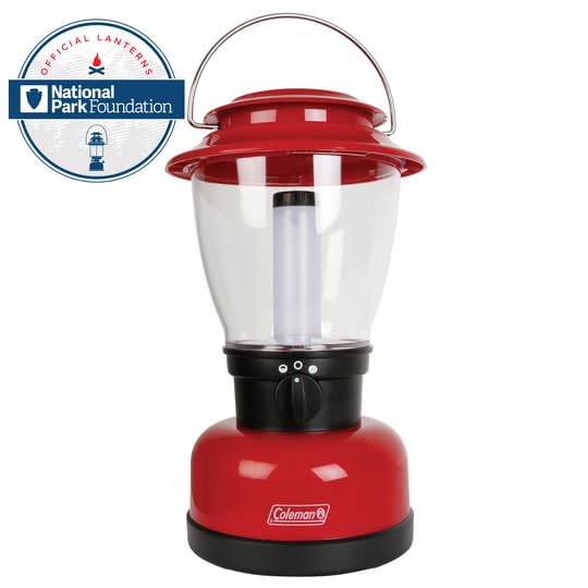 4D Battery-Powered Coleman Personal LED Camping Lantern, Water & Impact Resistant, 700 Lumens, with Carry Handle