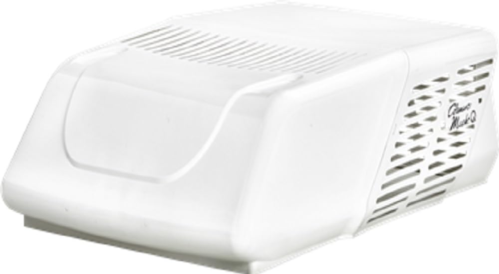 Mach 10 Signature Series Coleman-Mach 45204-0752 Low-Profile Air Conditioner with Wood Skid - 15,000 BTU, Polished White