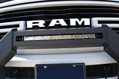 Bull Bar Black Horse Armour No Skid Plate Matte Black Compatible with 2019-2024 Ram 1500 Classic (Excl.Rebel & Warlock Trims)|2009-2018 Ram 1500 (Excl.Rebel & Warlock Trims)-AB-DO10
