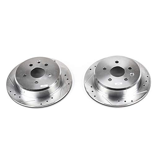 Power Stop Rear JBR715XPR Evolution Drilled & Slotted Rotor Pair For Lexus SC300 1992-1998 [Model Specific]