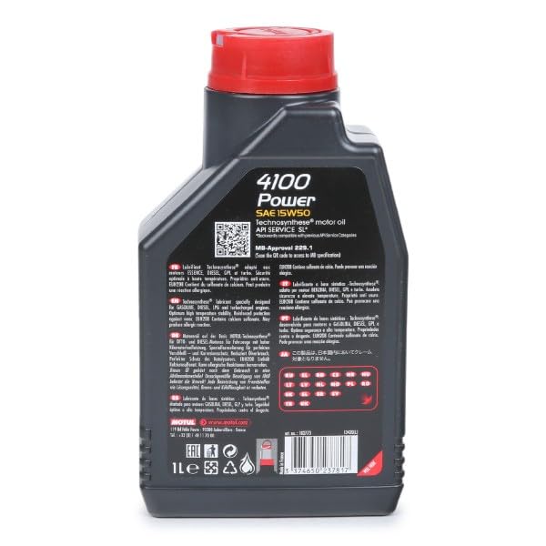15W50 MOTUL Power / 1 Liter