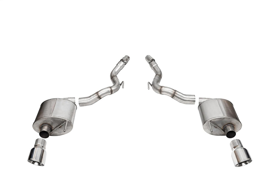 3.0 in Axle-Back Sport, Touring / 4.5 in Slash Tips | 2024 Mustang GT Convertible (21272, 21276)