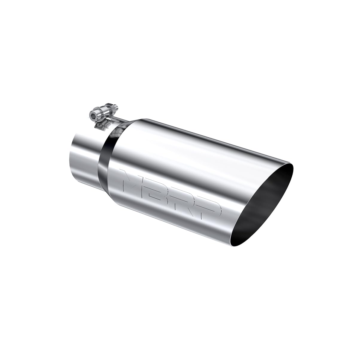 Exhaust Tip MBRP T5052 (5" O.D. Angled Single Walled 4" Inlet 12" Length, T304)