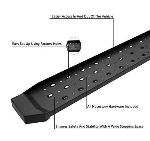 Spartan Running Boards Black Horse Off Road SR-GMR13796