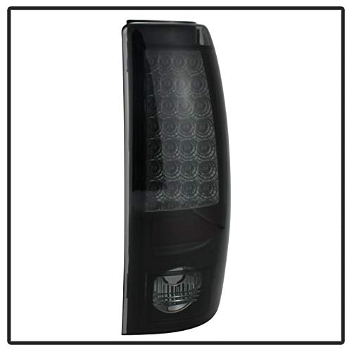 Spyder Auto 5078025 Spyder Chevy Silverado 1500/2500 03-06 and 2007 Silverado Classic ( Does Not Fit Stepside ) LED Tail Lights - Black Smoke