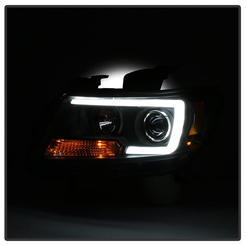 Black Led Spyder 5085283 Projector Headlights For 2015-2019 Chevy Colorado