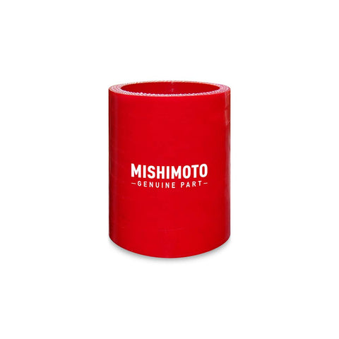 Straight Mishimoto Silicone Coupler - 2.5" x 1.25", Red