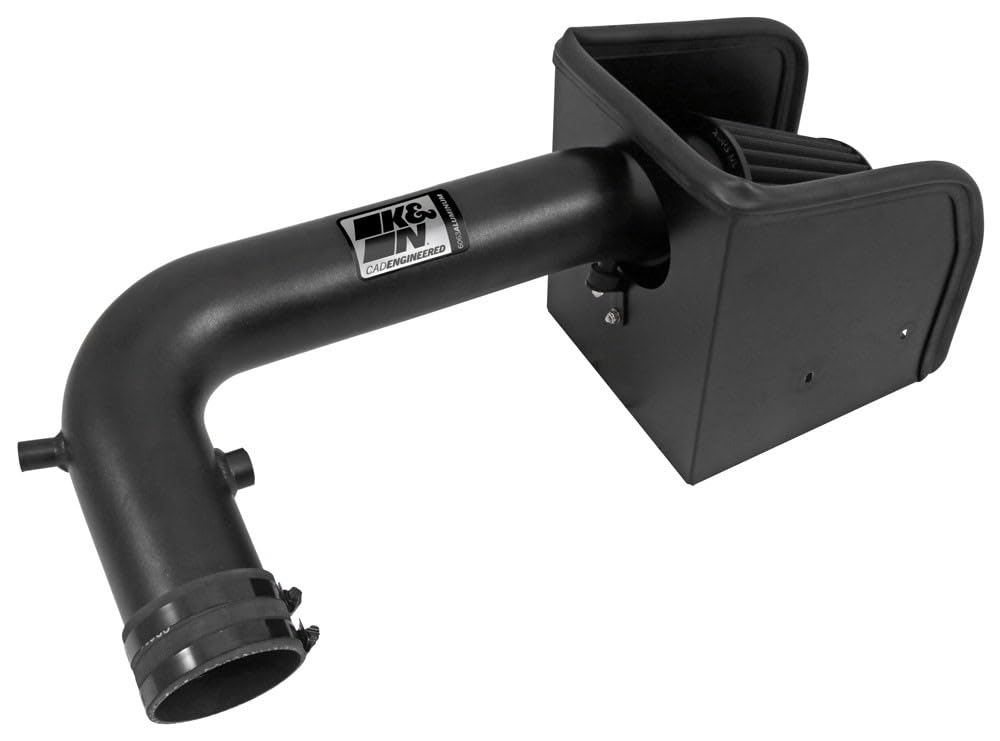 Cold Air Intake System K&N: Dry-Flow Air Filter, Increase Performance & Towing: Compatible with 2003-2008 Dodge/RAM: 1500, 2500, 3500, 71-1533