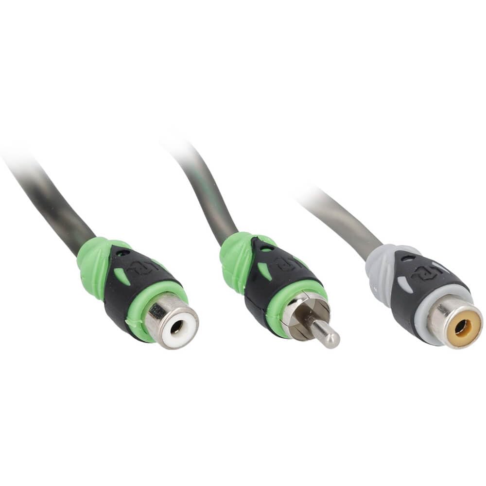 METRA ELECTRONICS RAPTOR PRO SERIES 2F/1M RCA Y-ADAPTOR