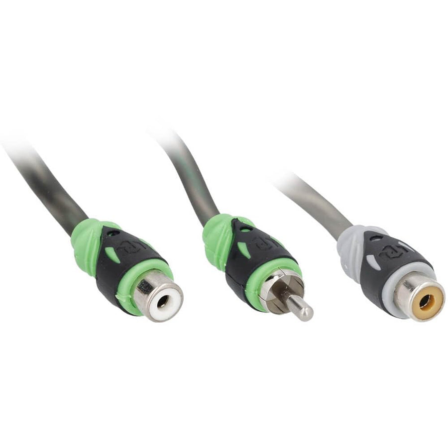 METRA ELECTRONICS RAPTOR PRO SERIES 2F/1M RCA Y-ADAPTOR