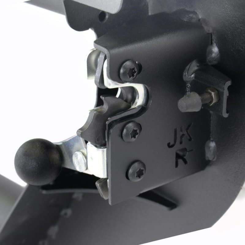 Go Rhino Tube Trailline Doors - Rear | Mild Steel, Textured Black | 572502 | Fits 2007 - 2018 Jeep Wrangler JKU, 2-Door or 4-Door