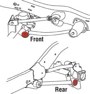 Aftermarket Lower Control Arms for Front/Rear - 15620 xAxis