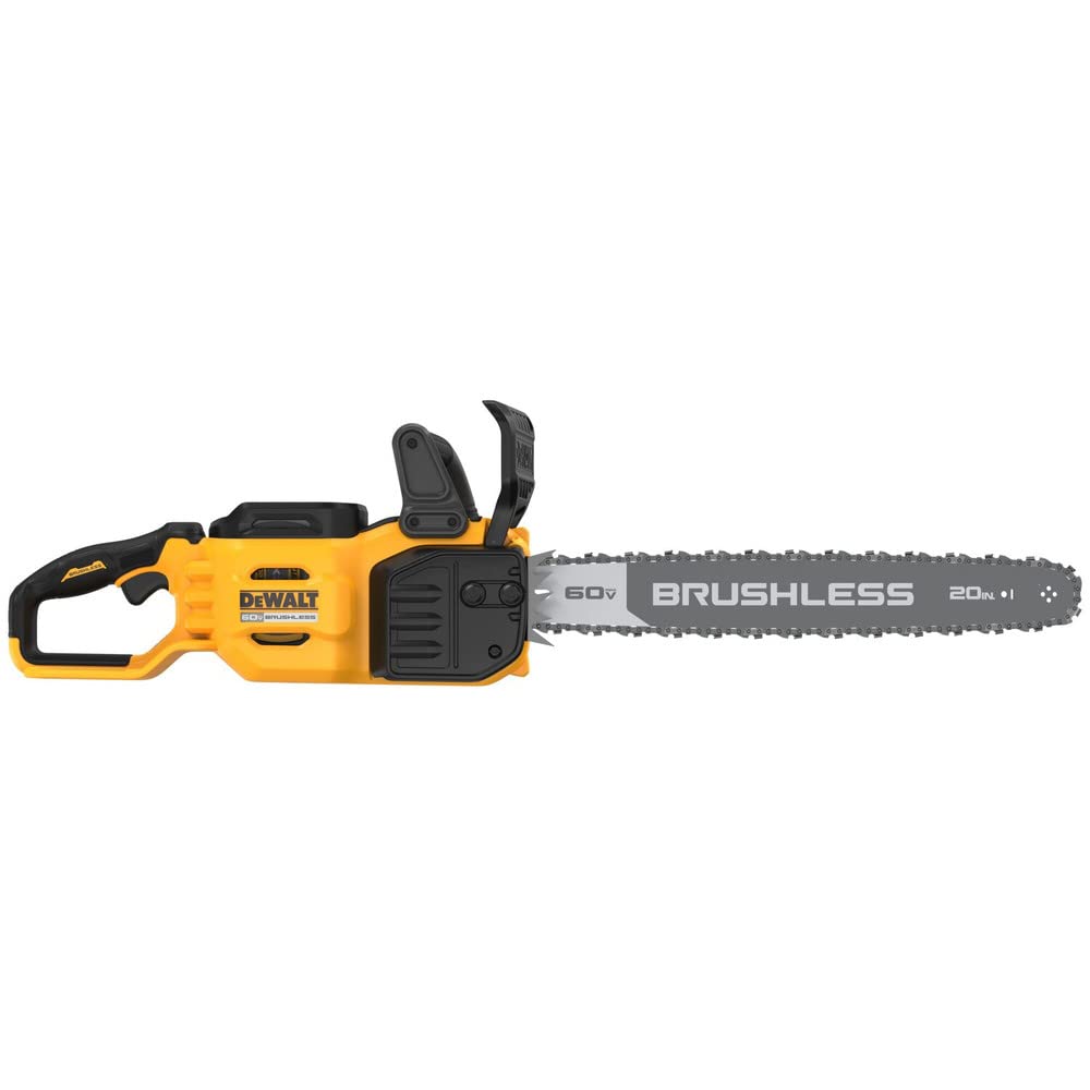 60V MAX DEWALT Cordless Chainsaw Kit, 20 in., Battery & Charger Included (DCCS677Y1)