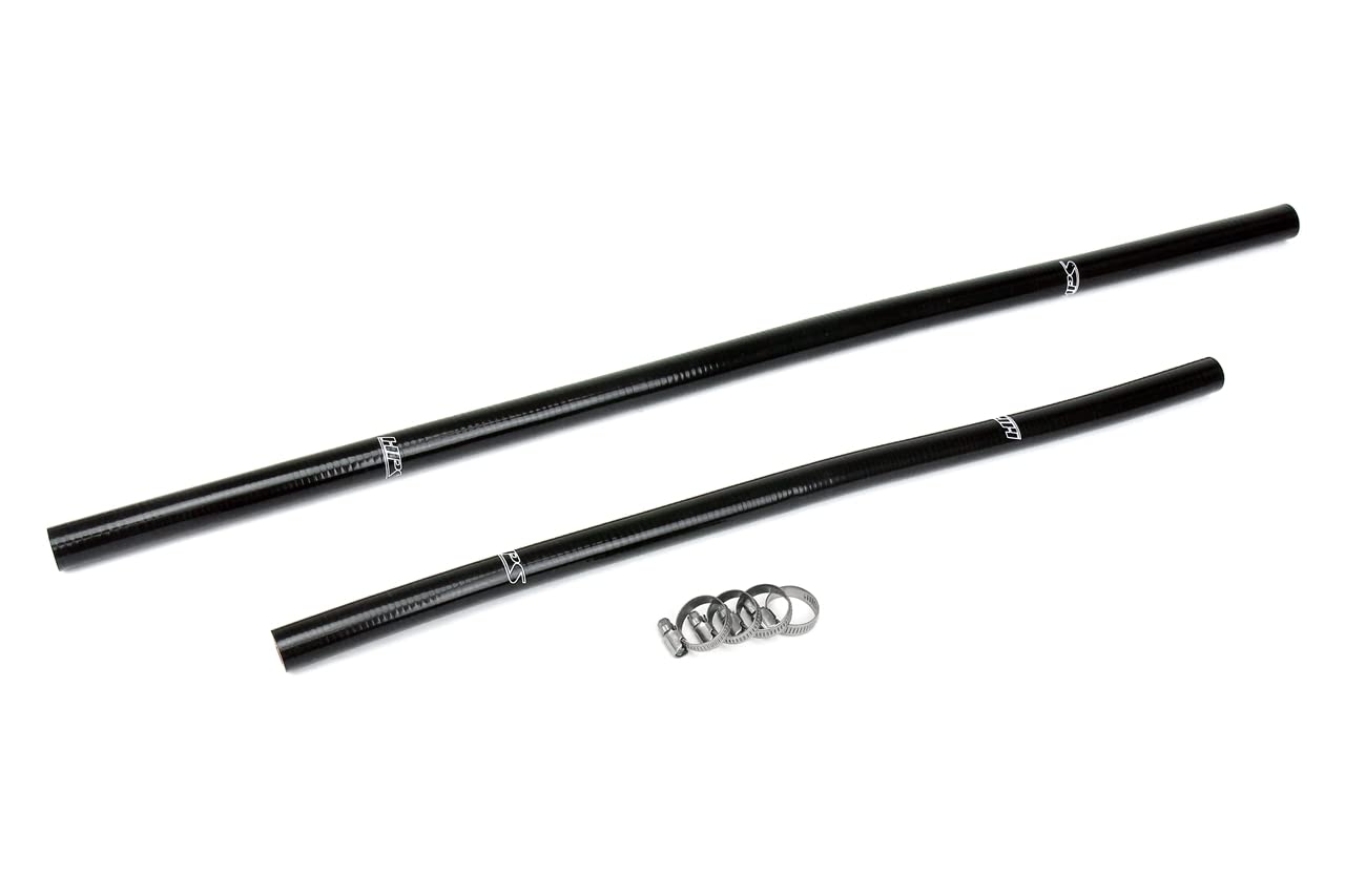 HPS Performance Silicone Black Heater Hose Kit Compatible for 1991-2001 Jeep Cherokee XJ 4.0L, 57-1910-BLK
